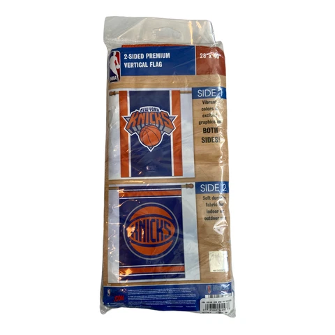 New York Knicks 2 Sided NBA Vertical House Flag Licensed Basketball 28X40 NWT Cover