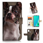 ( For Realme C21 ) Wallet Flip Case Cover Aj23109 Bulldog Dog