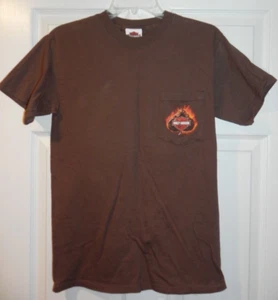 HARLEY-DAVIDSON ~ TAMPA FLORIDA Pocket T Shirt Vintage? - Size S & Free Ship! - Picture 1 of 6