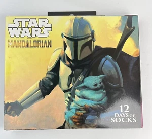 Star Wars Mandalorianer Socken 12 Tage Socken & Adventskalender Schuhgröße 6-12 - Bild 1 von 10