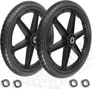 Upgraded 20" Flat Free Wheels, 20" Flat Free Tires, 5/8" Bearing & 3/4" Bearing - Picture 1 of 7