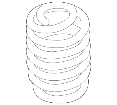 Mola helicoidal Audi genuína 8K0-511-115-DH - Imagem 1 de 3