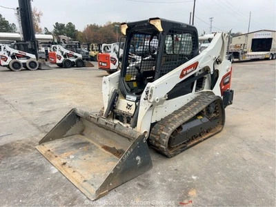 2024 Bobcat T595 Skid Steer Compact Track Loader Crawler Aux Hyd Bucket bidadoo - Image 1 of 4