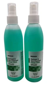 2 McKesson Dammwäsche Hautreiniger spülfrei Kräuterduft Flüssigkeit Flasche 8oz - Bild 1 von 2