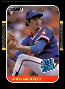 Leaf Greg Maddux 1987 novato Chicago Cubs #36 C36 - Imagen 1 de 2