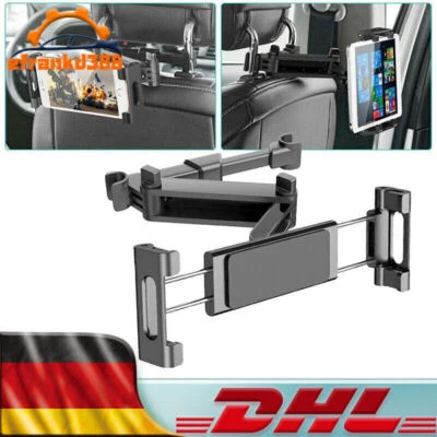 Universal Tablet Halterung Auto Kopfstütze für iPad Mini 4/3/2/1/Samsung Galaxy - Bild 1 von 4