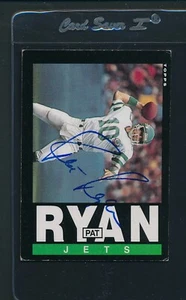 1985 Topps #348 Pat Ryan NY Jets Signed Auto *35030 - Picture 1 of 1