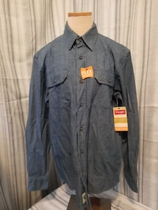 Wrangler Flex for Comfort blaue Denim-Jeansjacke - Herrengröße Small - Neu mit Etikett - Bild 1 von 10