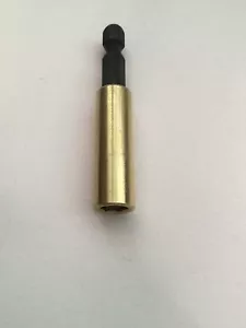 Portapunte magnetico in ottone resistente 60 mm 1/4" clip azionamento esagonale professionale - Foto 1 di 5