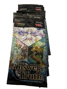 Card Fight Vanguard The Answer of Truth Booster (x8) Brand New - Picture 1 of 1