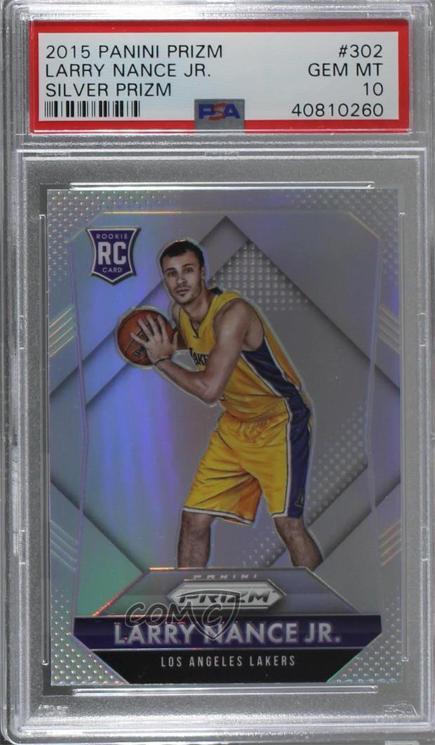 2015-16 Panini Prizm Rookies Silver Larry Nance Jr PSA 10 GEM MINT Rookie RC