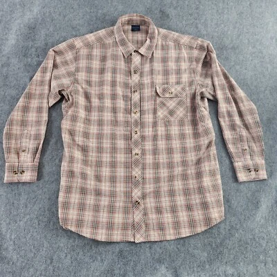 Camisa táctica Propper para hombre botón a presión oculta llevar a cuadros rojos - XL Foto 1 de 4