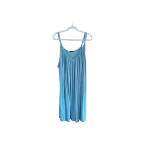 In Voland Damengröße 24 salbeigrün Strick Sommerkleid Lounge Strand Urlaub Überwurf - Bild 1 von 10
