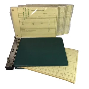 Vintage Ledger Book Reynolds Co BPS-710 Green 2 Post 364 Sheets Auto Vehicle - Picture 1 of 7