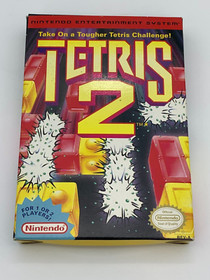Tetris 2 - NES Nintendo - CIB Complete in Box