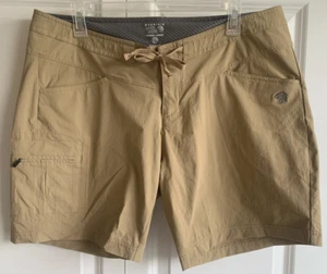 Pantaloncini da donna Mountain Hardware vita bassa kaki beige cargo escursionismo outdoor ~ 14 - Foto 1 di 7