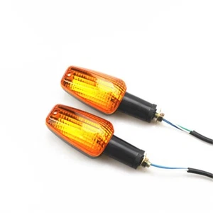 Turn Signals Lights Indicators Amber Blinker Motorcycle For Honda CB400 CB1300 - Imagen 1 de 9