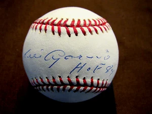 LUIS APARICIO HOF 84 CHICAGO WHITE SOX SIGNED AUTO OML GAME BASEBALL STEINER MLB - Picture 1 of 3