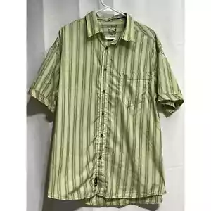 Kuhl Uomo Manica Corta Bottoni Taglia XL Verde - Foto 1 di 6