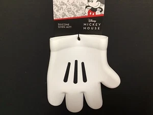 Disney Mickey Mouse Horno de Silicona Blanca Mitt Accesorio de Cocina Hornear Nuevo con Etiquetas - Imagen 1 de 4