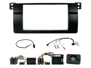 Double Din Stereo Fitting Kit + Steering Controls to fit BMW 3-Series 1998-05 - Picture 1 of 9