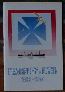 BV43 - Fearnley & Eger 1869-1969 - World Ship Society Published Shipping Book - Picture 1 of 4