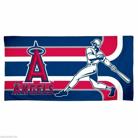 Los Angeles Angels 30"X60" FIBER REACTIVE BEACH TOWEL BRAND WINCRAFT MLB Cover