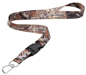 REALTREE AP Camo Neck Lanyard With Quick Release and  Mini Carabiner - Picture 1 of 11