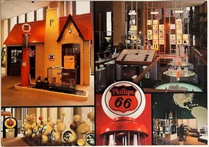 Bartlesville Oklahoma Phillips 66 Gasolinera Museo 6x4 Postal 2007 - Imagen 1 de 10