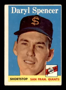 1958 Topps #68 Daryl Spencer - Picture 1 of 2