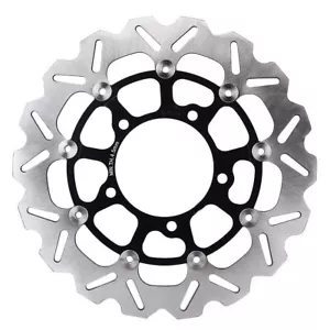 Rotores de disco de freno delanteros aptos para Suzuki GSXR600 GSXR750 2006-2007 GSX-R1000 05-08 - Imagen 1 de 5