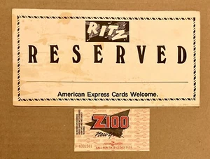 FUGAZI RARE VINTAGE 1992 TICKET STUB ROCK HOTEL PRESENTS 4/8/1992 THE RITZ NYC - Picture 1 of 4