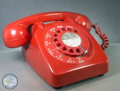 ROTARY DIAL RED TELEPHONE CIRCA 1960's MODEL GPO 706L  A BRITISH DESIGN ICON  • 54.92€