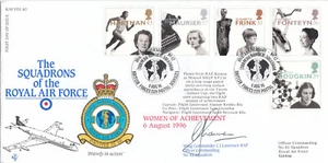 (139649) Women Achievement SIGNED RAF FDC40 FDC 42 Squadron Bomber BFPS 1996 - Picture 1 of 2