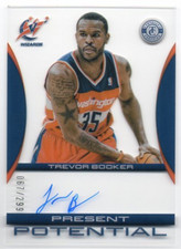 2013-14 Totally Certified Present Potential AUTO #9 Trevor Booker /299 - NM-MT