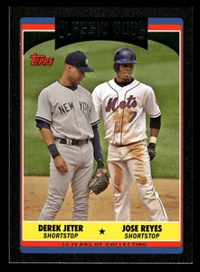Derek Jeter New York Yankees w/Reyes 2006 Topps Update Black #UH326 Ser #23/55 - Picture 1 of 2