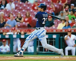Christian Yelich Signed Autograph 8X10 Photo Milwaukee Brewers - Picture 1 of 1