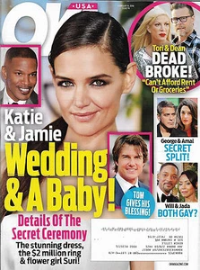 OK Magazine February 8 2016 Katie Holmes Jamie Foxx Tori Spelling Marc Jacobs - Picture 1 of 5