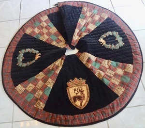 Christmas Tree Skirt Showroom Sample 54 inch diameter - Picture 1 of 4