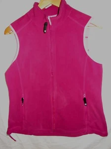 Predator Pink Fleece Women's Zipper Front Vest ~ Size S ~ New - Picture 1 of 4