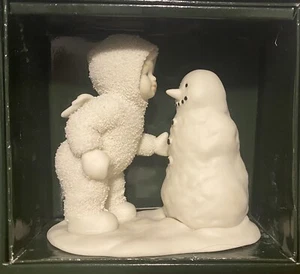 Vintage Department 56 Snowbabies - "Why Don't You Talk to Me?" In Original Box - Picture 1 of 5