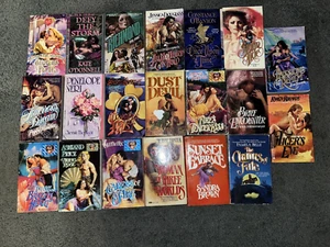 Vintage Romance Novels Lot Of 20 1980’s 1990’s 2000's Paperbacks Books Lot 1 - Picture 1 of 4