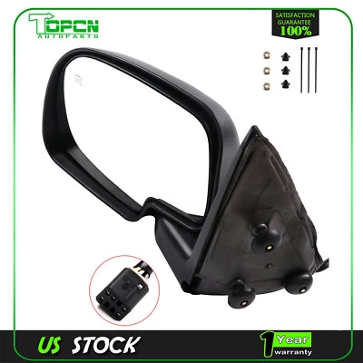 Espejo retrovisor lateral izquierdo cromado eléctrico térmico para camioneta Chevy GMC 1999-02 Foto 1 de 4