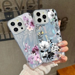 Flowers For iPhone 16 Pro Max 15 Plus 14 13 12 11 ShockProof Phone Case Cover - Picture 1 of 18