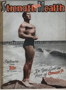 Strength & Health Mag Fred Hacker Sam Loprinzi September 1946 090921nonr - Imagen 1 de 2