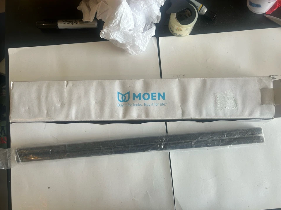 Moen Eva 24 In. Towel Bar in Oil Rubbed Bronze YB2824ORB