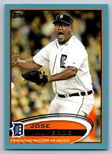 2012 Topps Blue Jose Valverde 491 - Picture 1 of 2