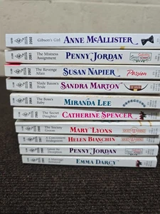 Harlequin Presents Book lot of 10 PB 1999 Susan Napier Mary Lyons - Foto 1 di 12