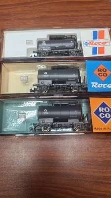 Roco 3 wagons citerne vtg, idem Arnold, Fleischmann, Piko Foto 1 de 4