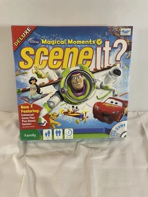 Deluxe Disney Magical Moments Scene It Family DVD Board Game Trivia Knowledge - Image 1 of 4